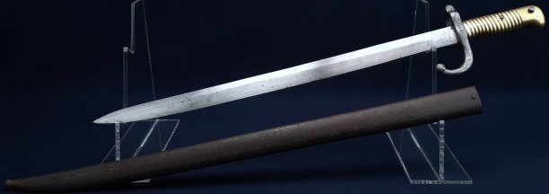 French 1870 Defense Nationale Bayonet for the Remington Rolling Block, Repurposed M1831 Blade 6